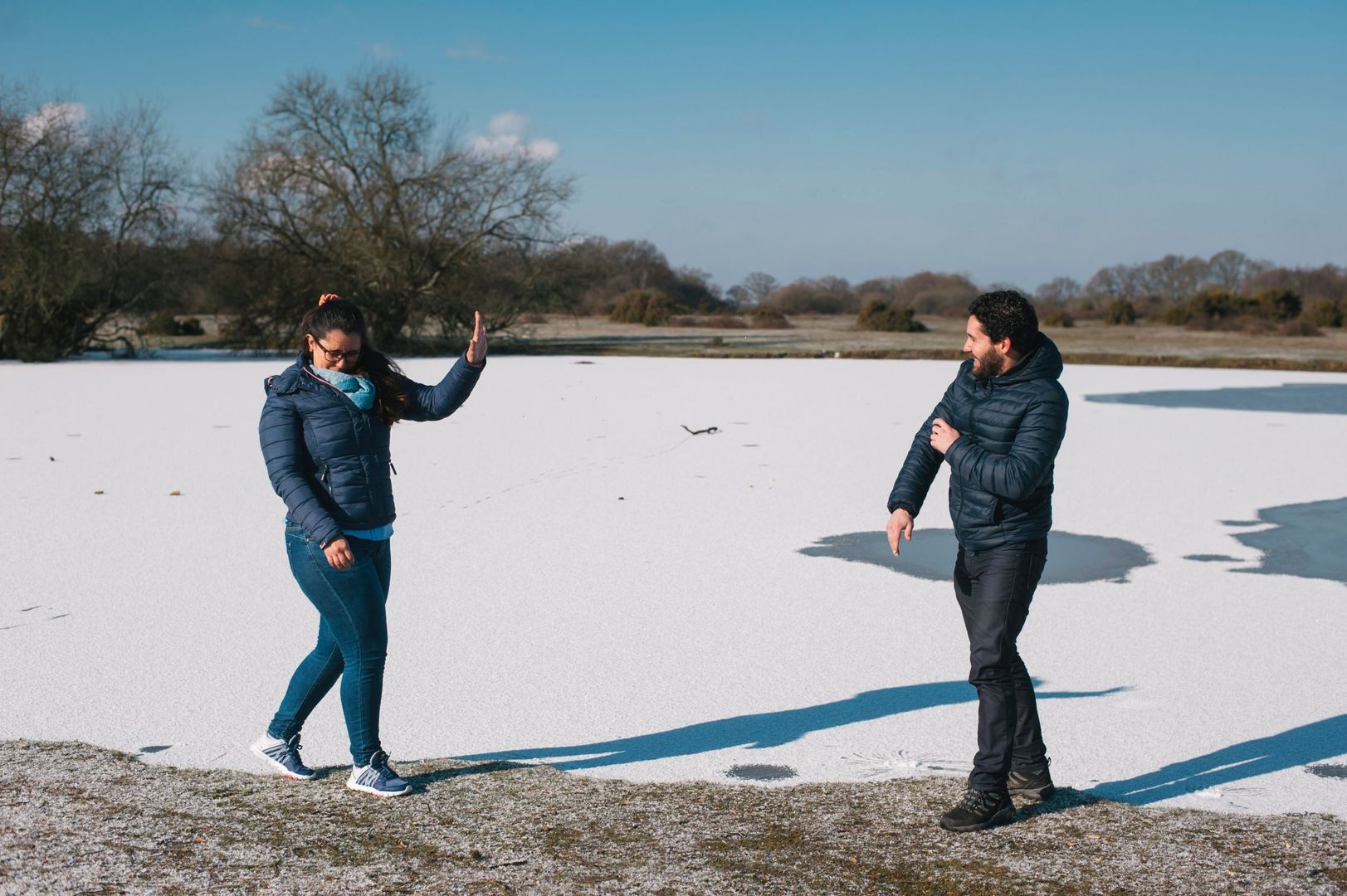 Foto Sessão de Namoro no frio de Southampton - Viviana e Tiago Foto Sessão de Namoro no frio de Southampton - Viviana e Tiago - Imagem 4