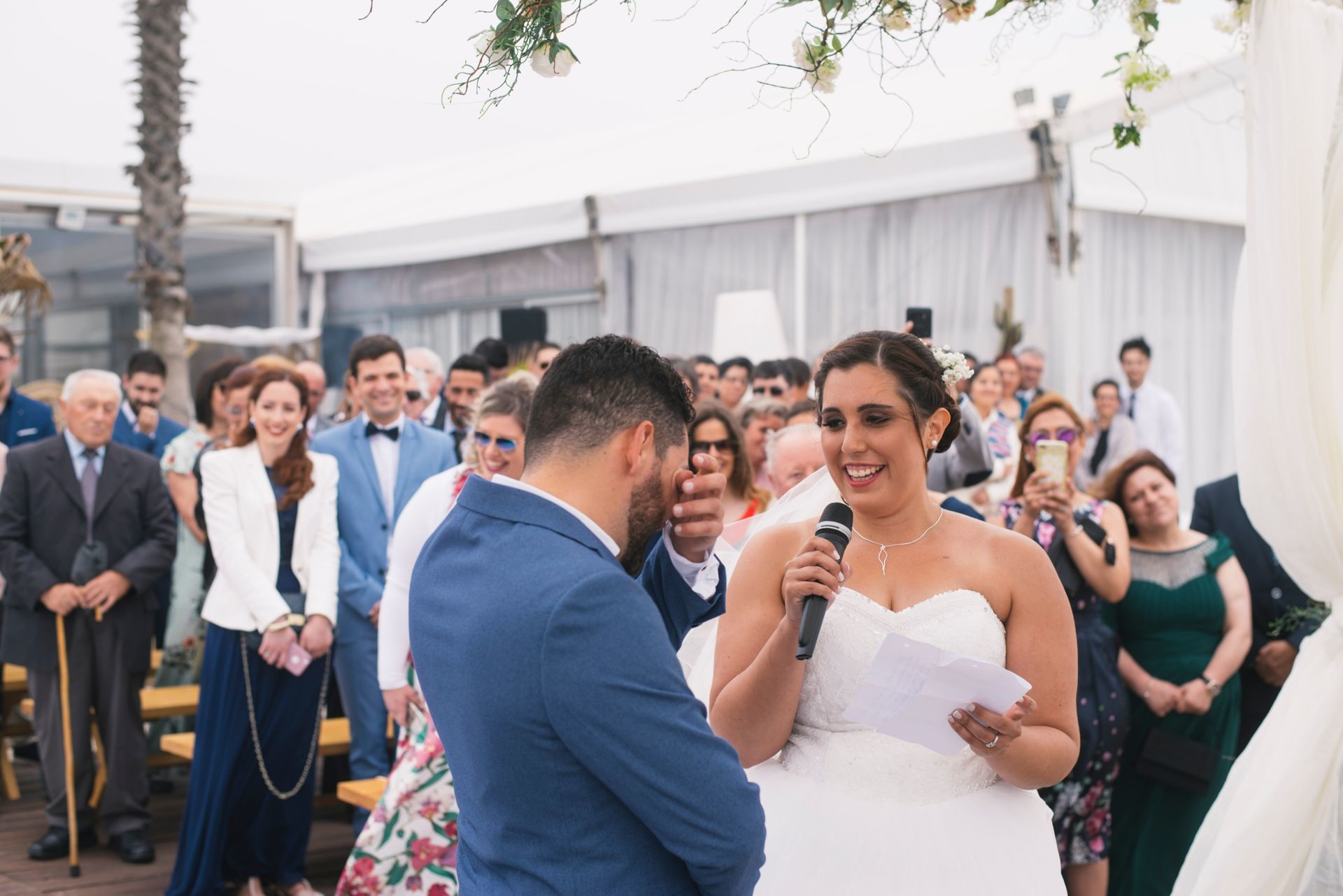 Foto Emocionante Casamento na Praia - Viviana e Tiago Foto Emocionante Casamento na Praia - Viviana e Tiago - Imagem 43