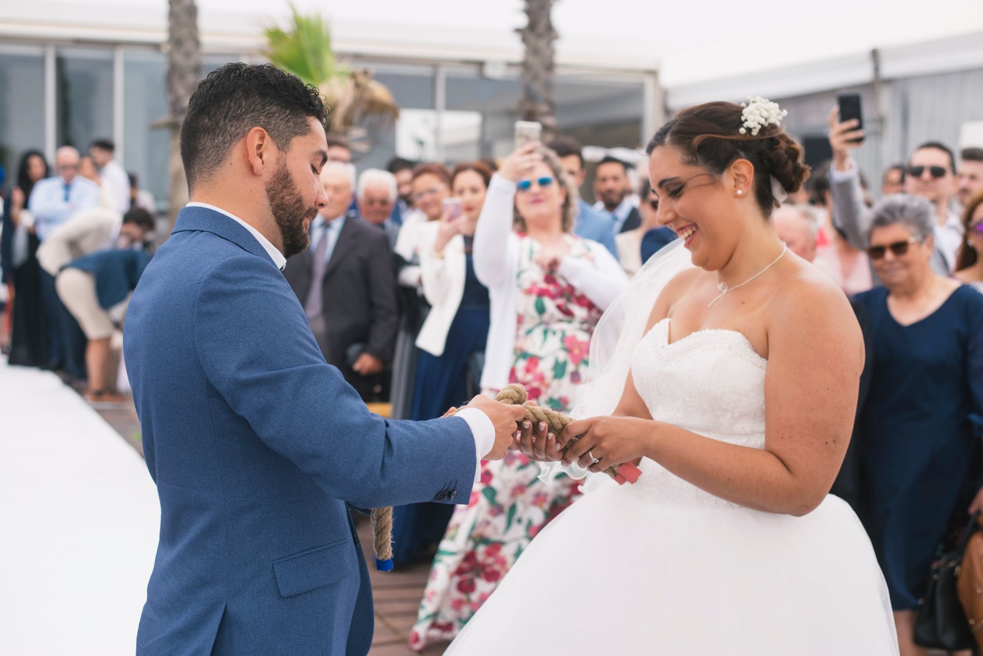 Foto Emocionante Casamento na Praia - Viviana e Tiago Foto Emocionante Casamento na Praia - Viviana e Tiago - Imagem 49
