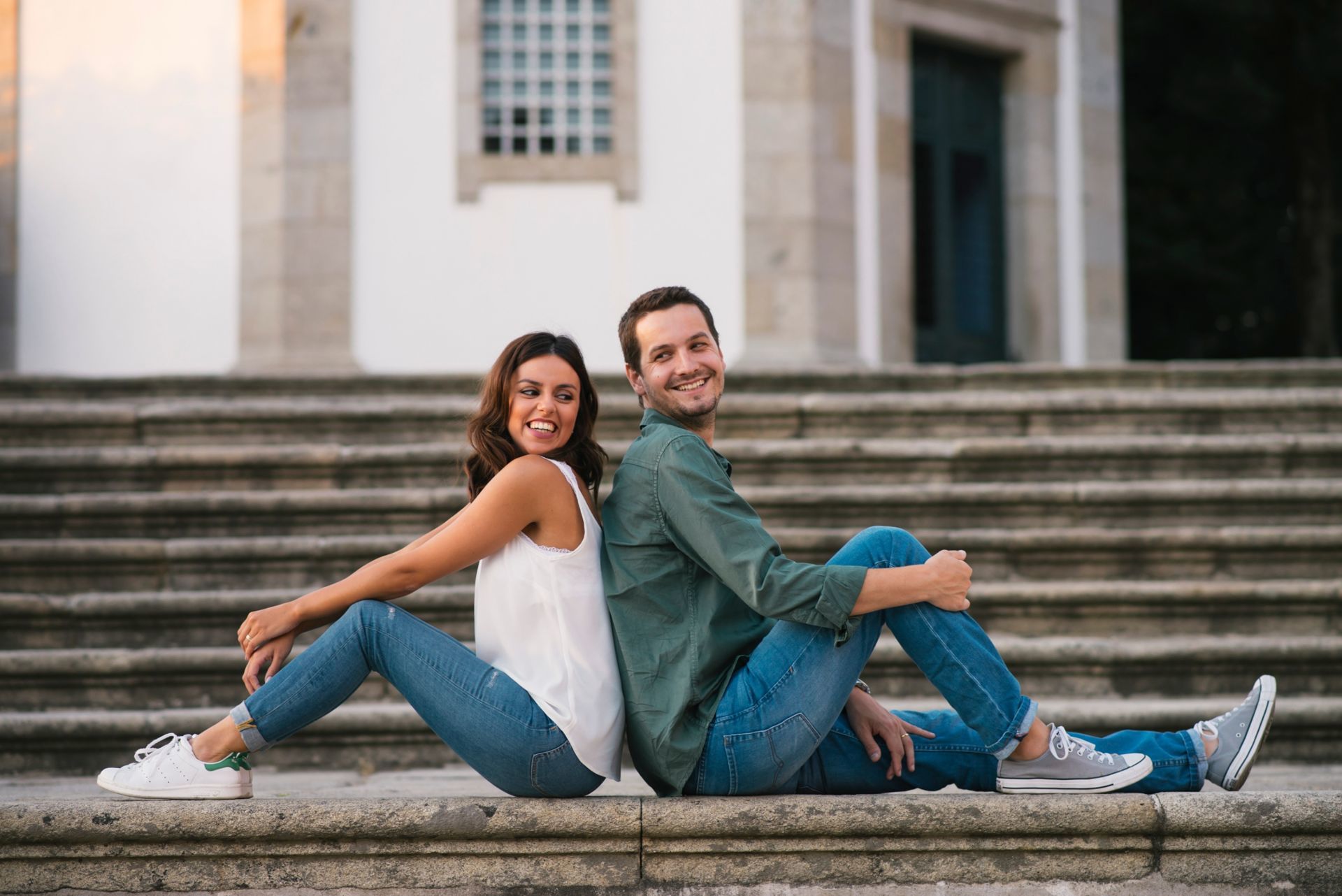 Foto Um pôr do sol incrível e um casal apaixonado - Bom Jesus do Monte Foto Um pôr do sol incrível e um casal apaixonado - Bom Jesus do Monte - Imagem 18