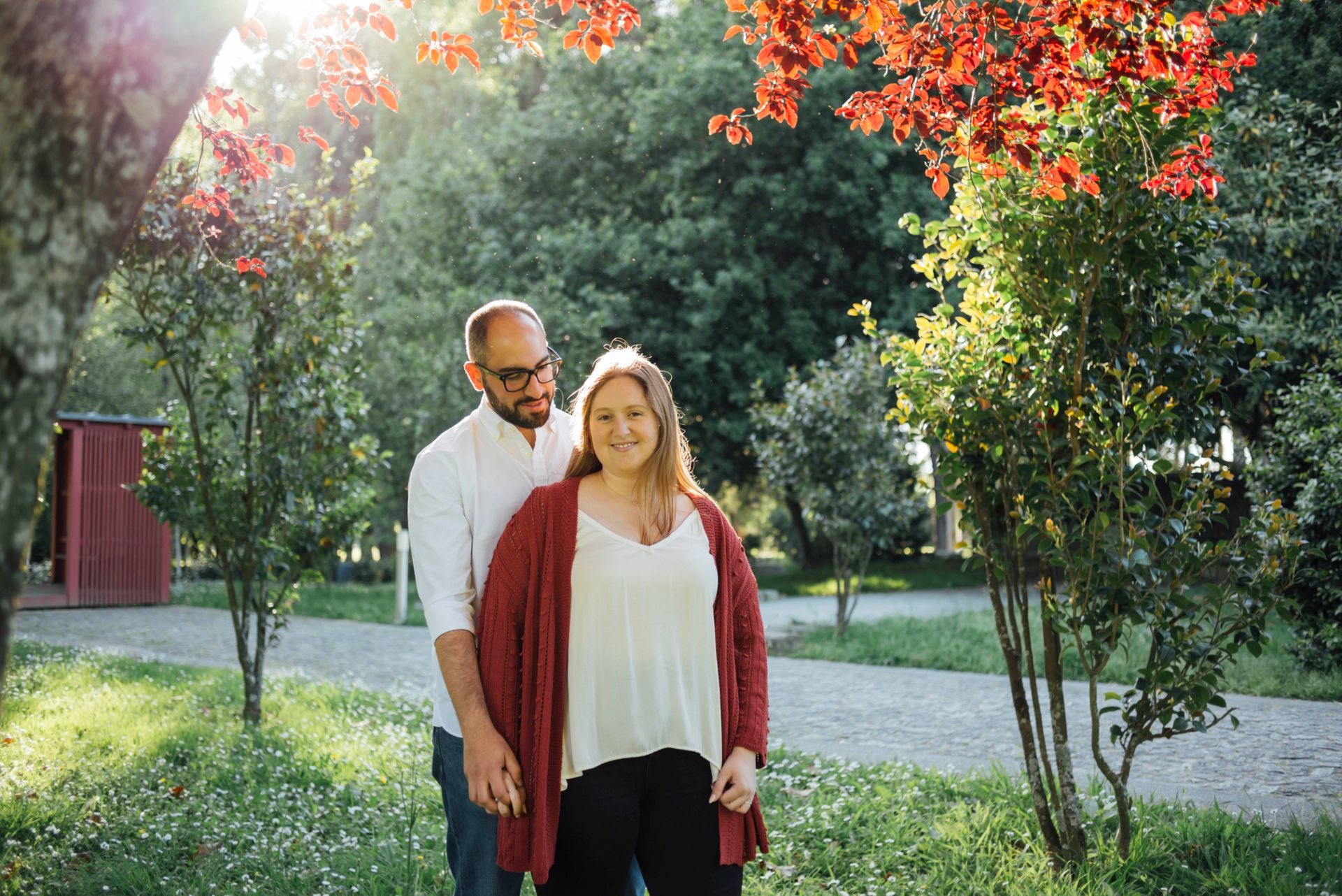 Foto Doce casal em passeio romântico no Porto - Parque da Cidade Foto Doce casal em passeio romântico no Porto - Parque da Cidade - Imagem 6